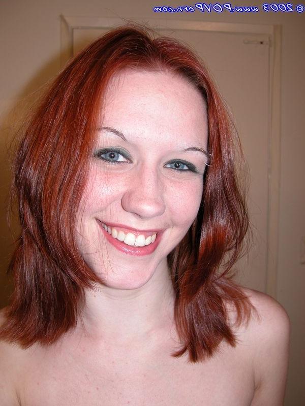 16P Cute petite redhead amateur teen sucking cock and fucked raw