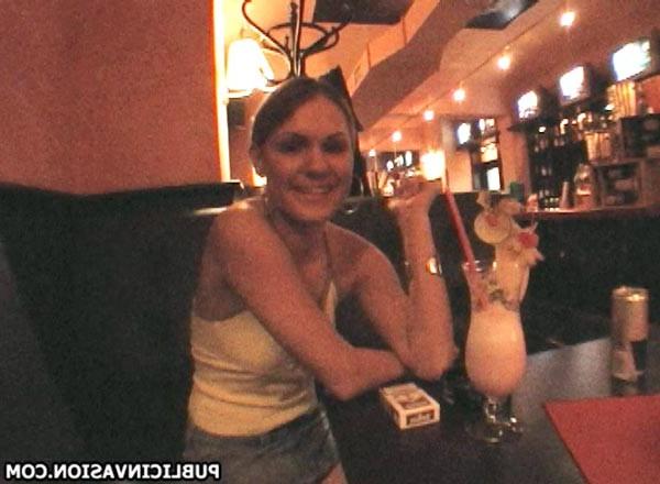 16P At the club!!-amateur teen cumeater get fucked in the bathroom