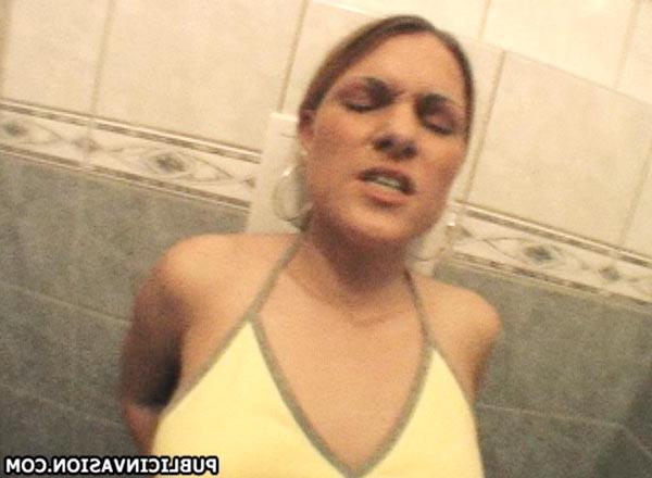 16P At the club!!-amateur teen cumeater get fucked in the bathroom