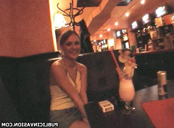 16P At the club!!-amateur teen cumeater get fucked in the bathroom