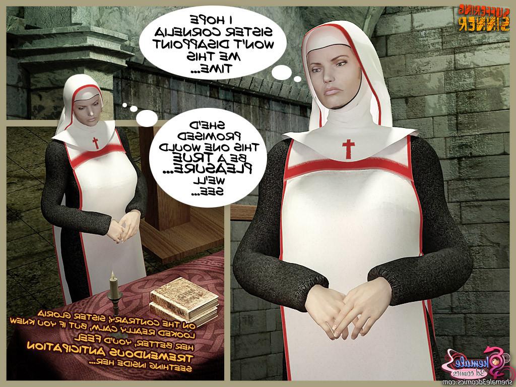 10P Shemale nun sex comics