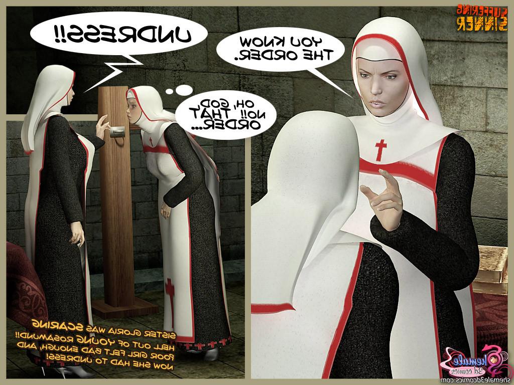 10P Shemale nun sex comics