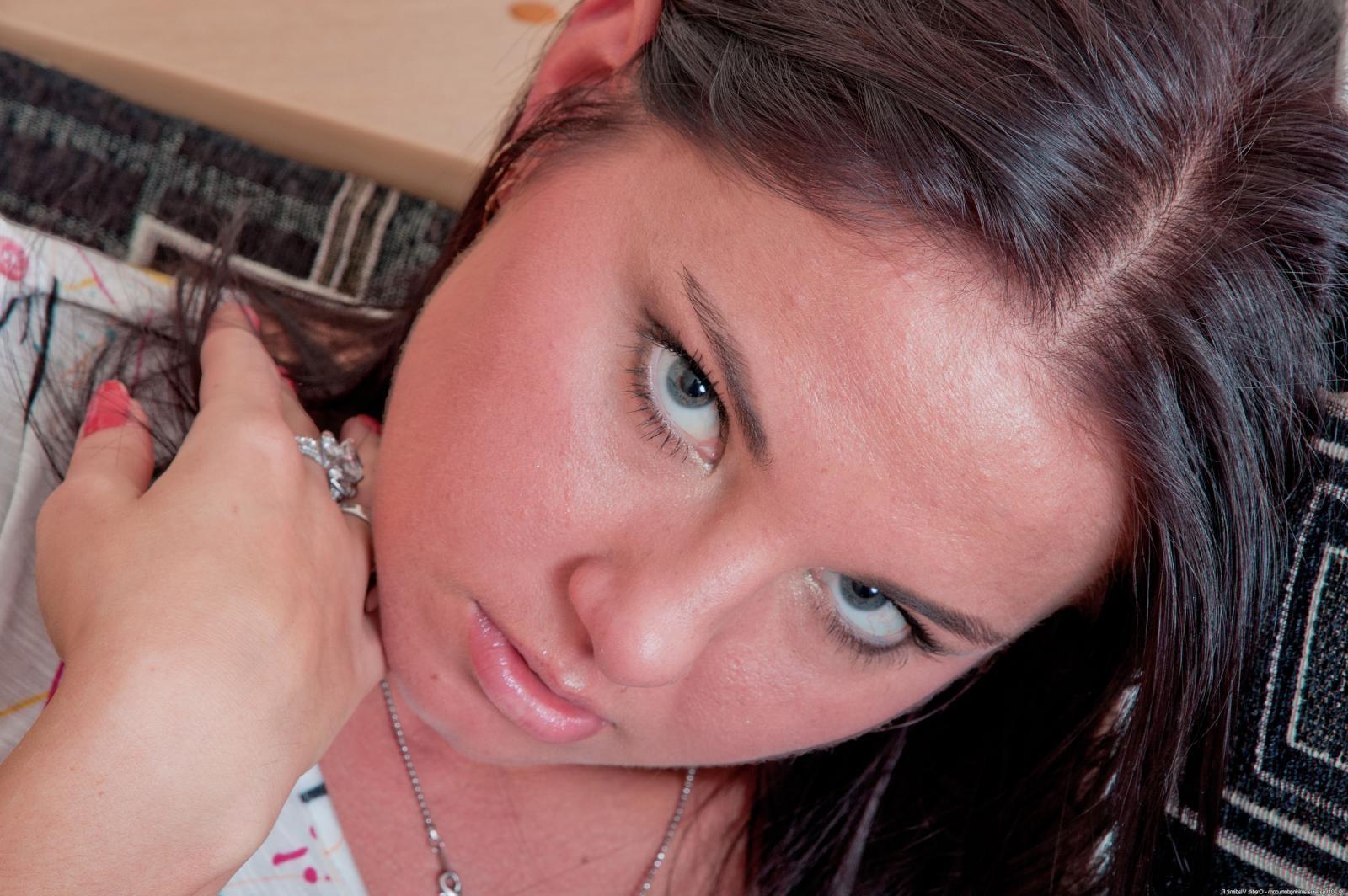 15P Petite amateur teen Rada showing small tits