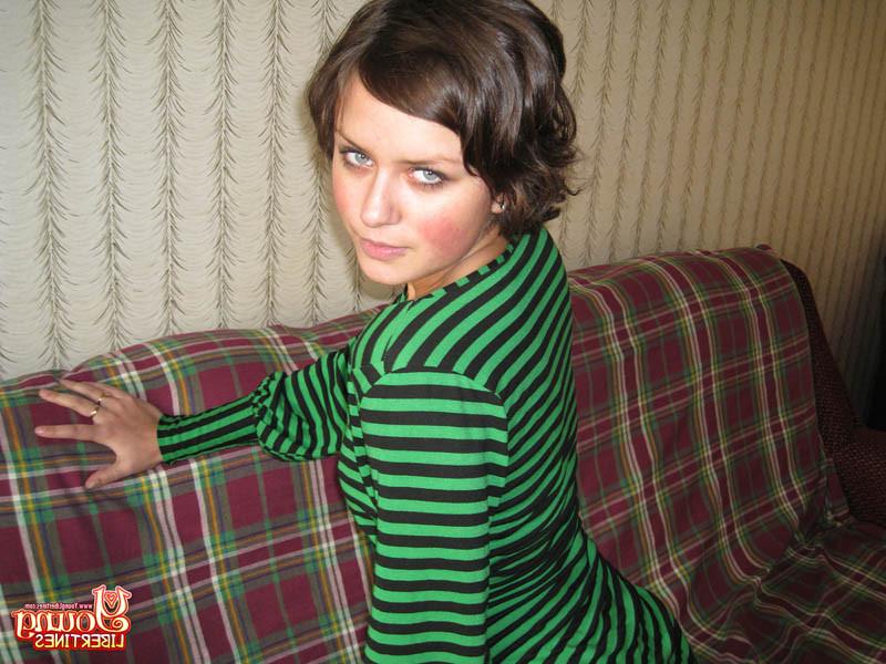 16P Shy little Russian teen gets fucked for cash