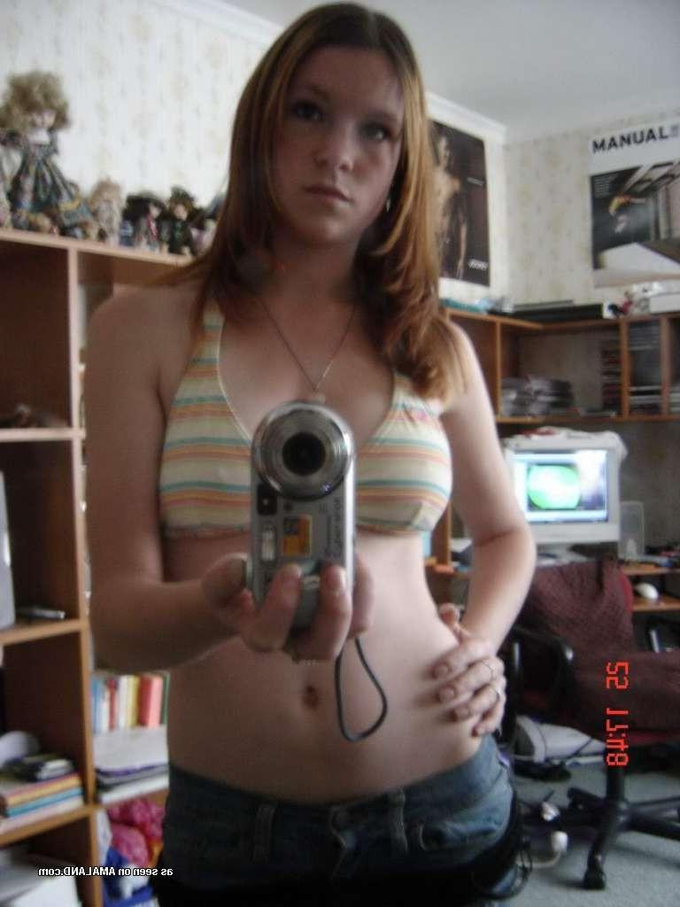15P Cute amateur teen girlfriend spreads in bathroom and toys pussy