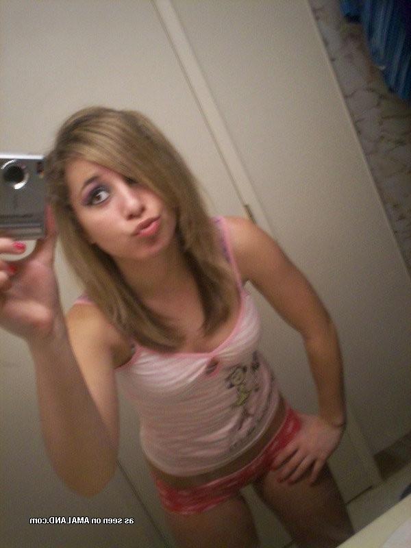 15P Cute selfshot amateur teen gfs in panties
