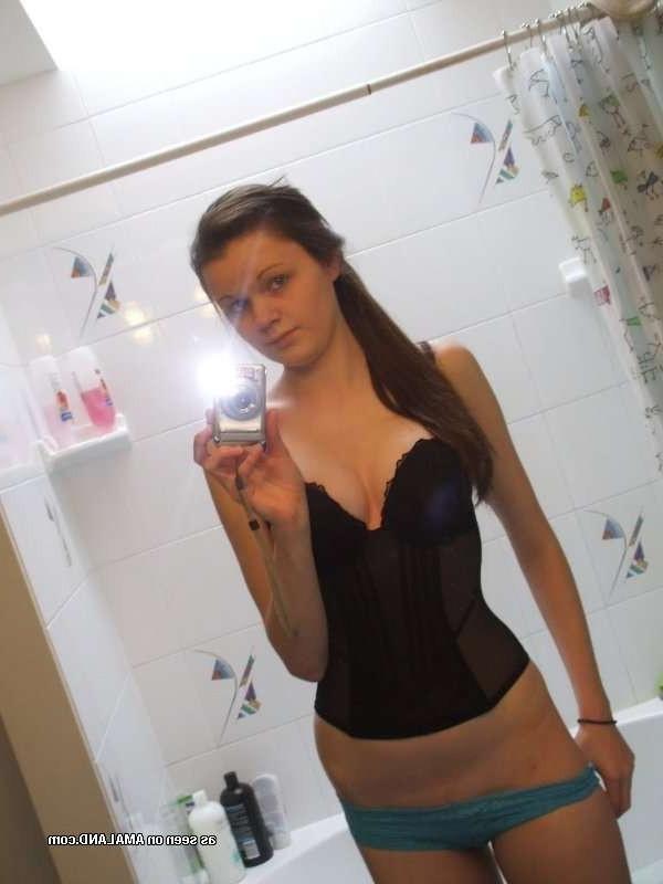 15P Real homemade self shot amateur teen girlfriends