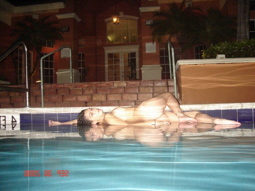 15P Skinny dipping amateur teen girlfriend gets fucked in bathroom