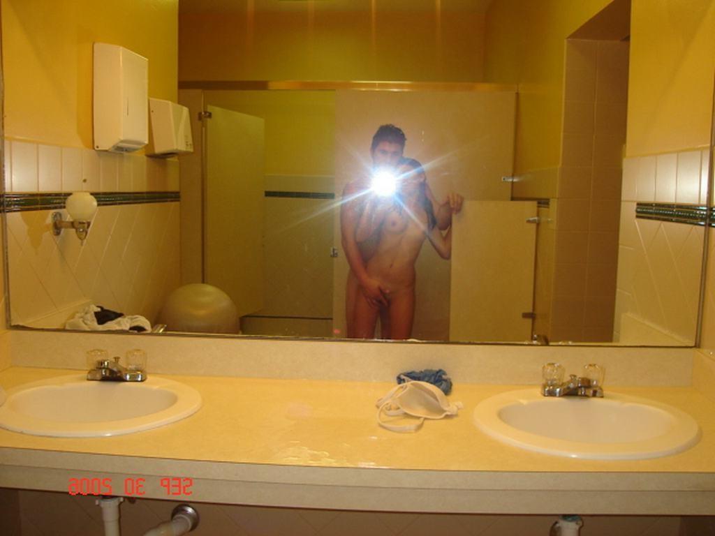 15P Skinny dipping amateur teen girlfriend gets fucked in bathroom