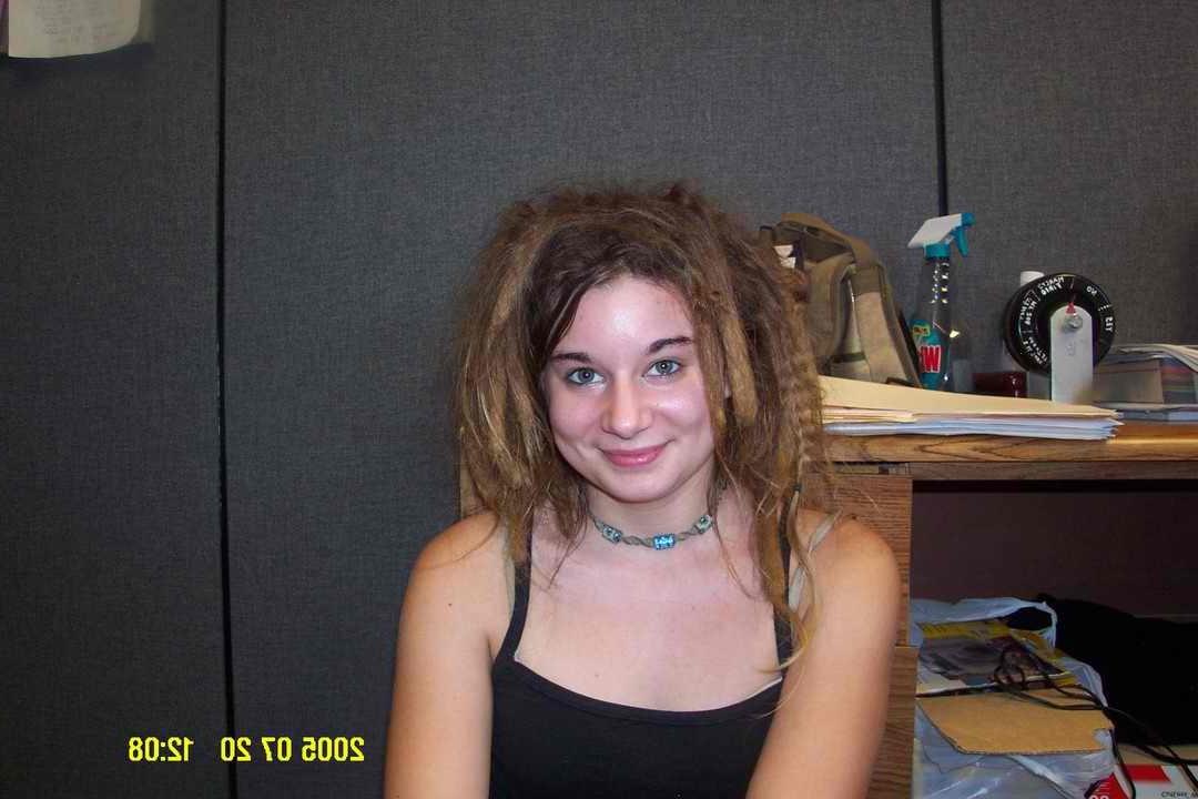 15P Stoned amateur teen hippie GF with itty bitty tits