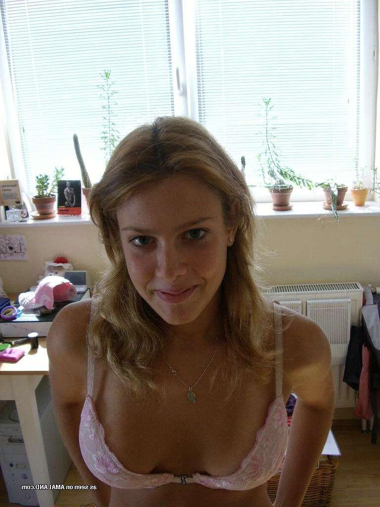 15P Real amateur teen girlfriend teases and gives homemade footjob