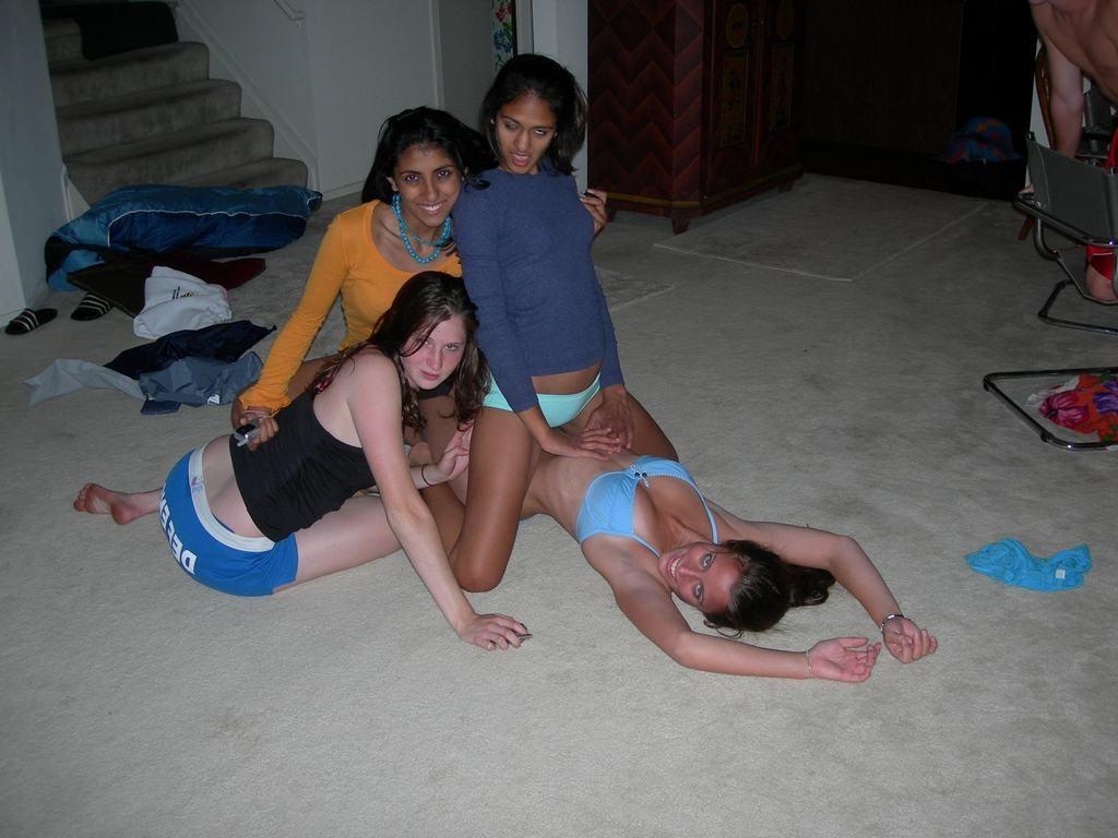 15P Homemade collection of trashed amateur teen GFs