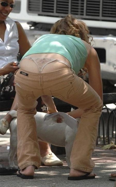 25P Candid young slut : thong VI
