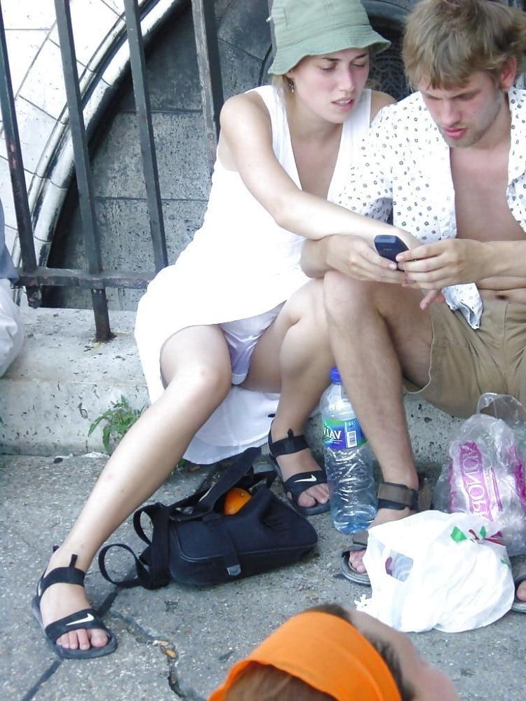 25P Candid young slut : upskirt IX