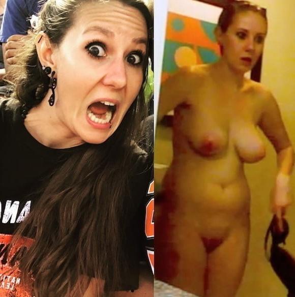 24P Webslut undressed dressed before after