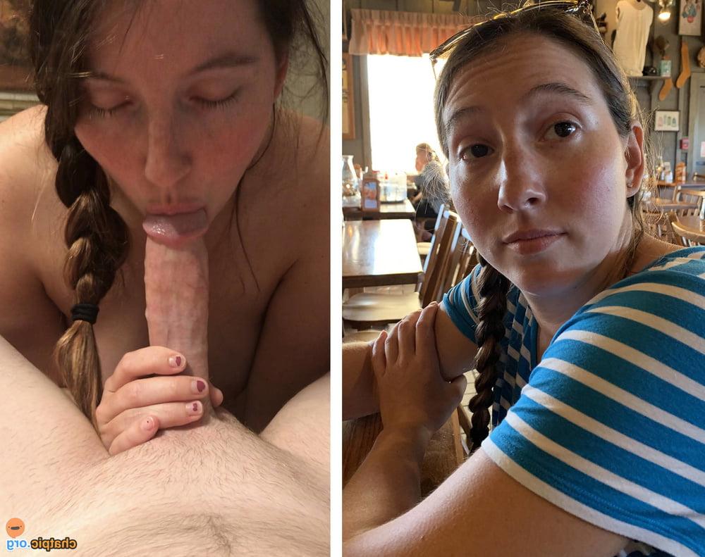 24P Webslut undressed dressed before after