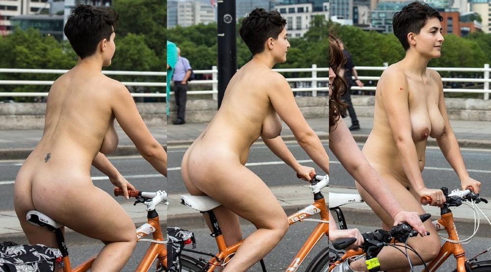 25P Erotic Hot Girls on a Bicycle - Session 9