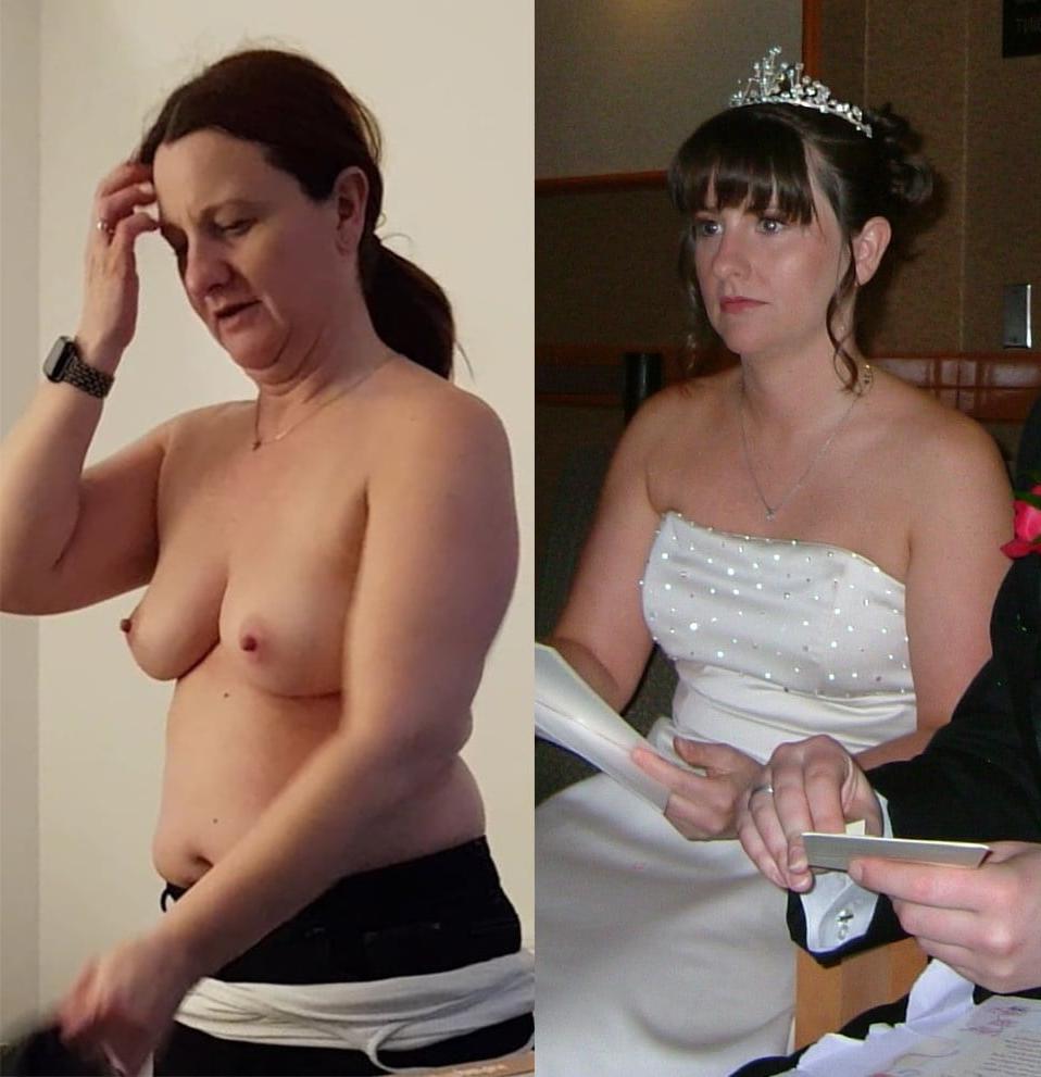 25P Dressed Undressed 61 Everyday Wife Exposed