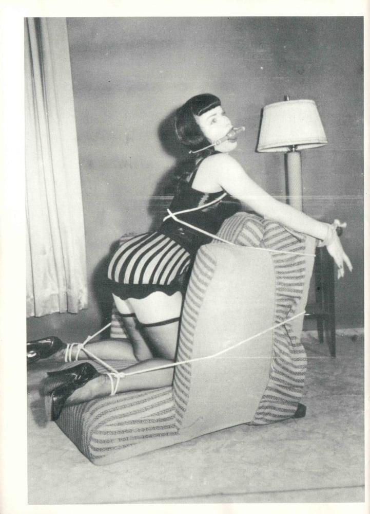 25P Bettie Page in Bondage