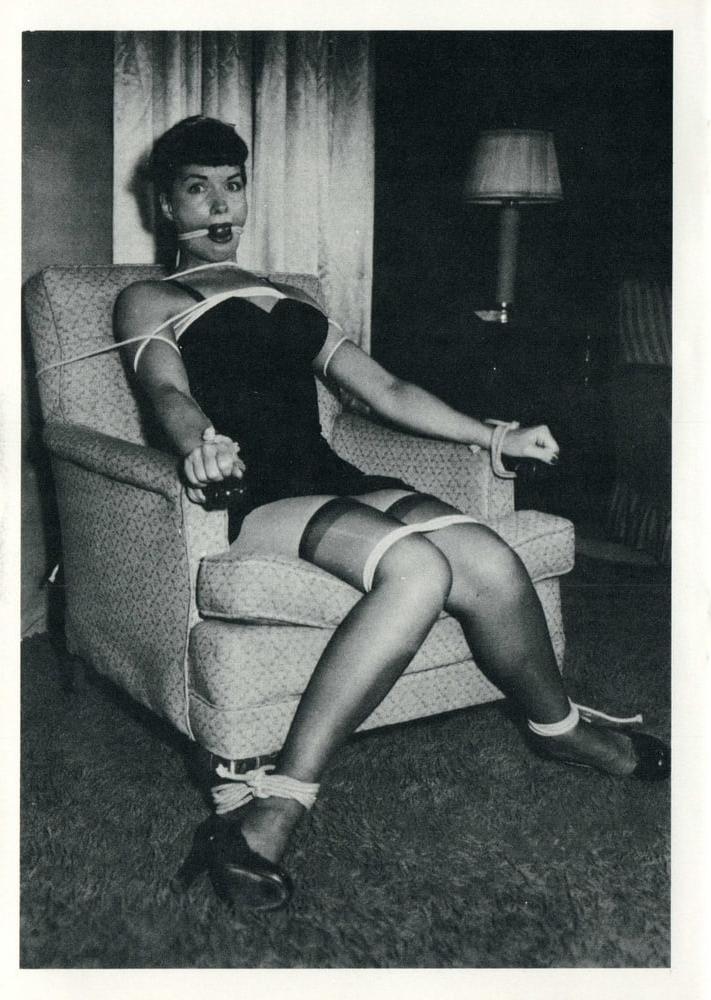 25P Bettie Page in Bondage