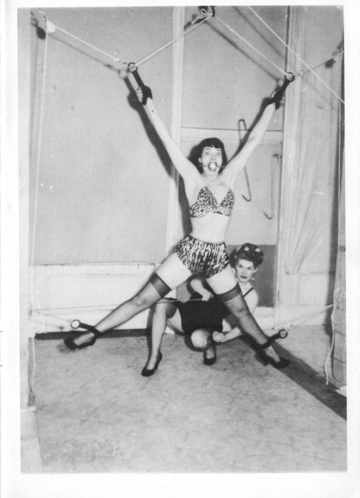 25P Bettie Page in Bondage