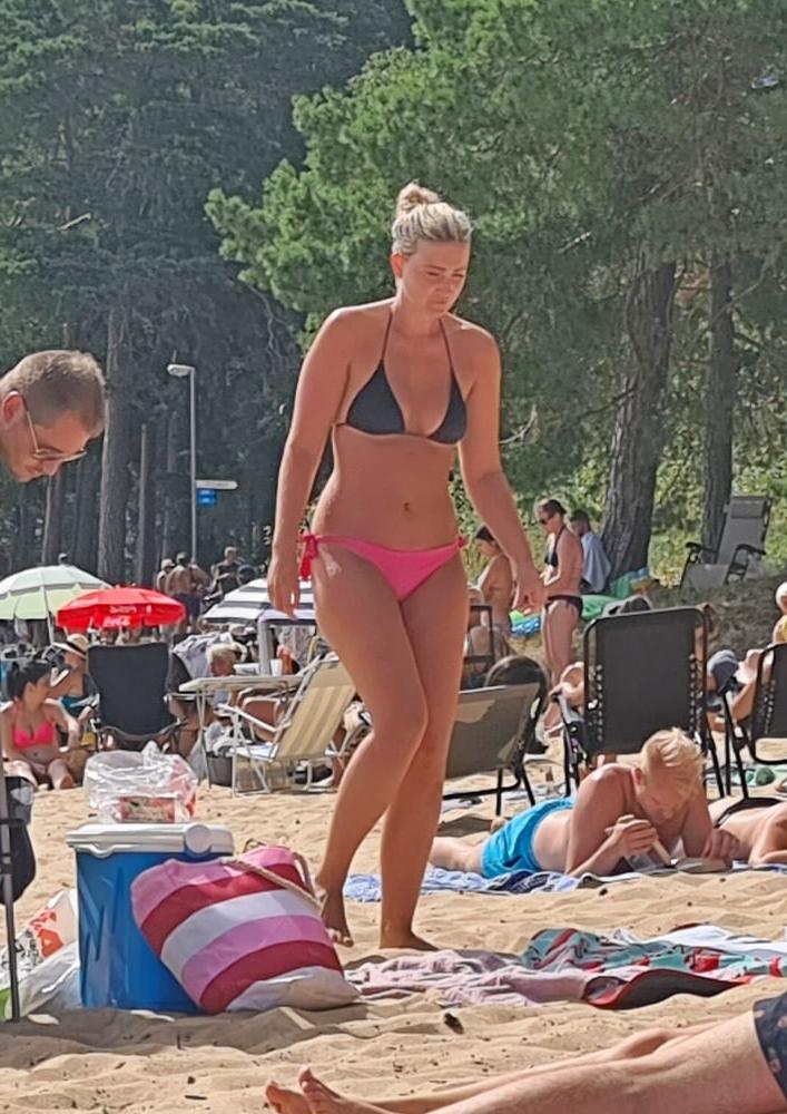 25P Swedish Beach Slut Covering Up Fail
