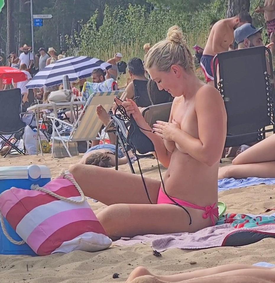 25P Swedish Beach Slut Covering Up Fail