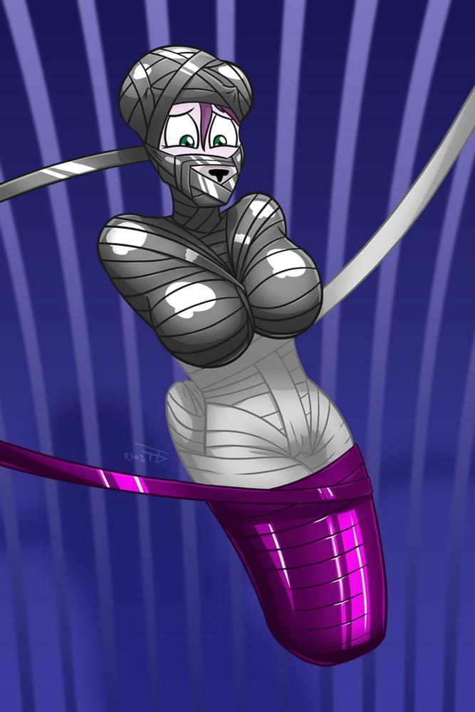 16P Furry tape bondage