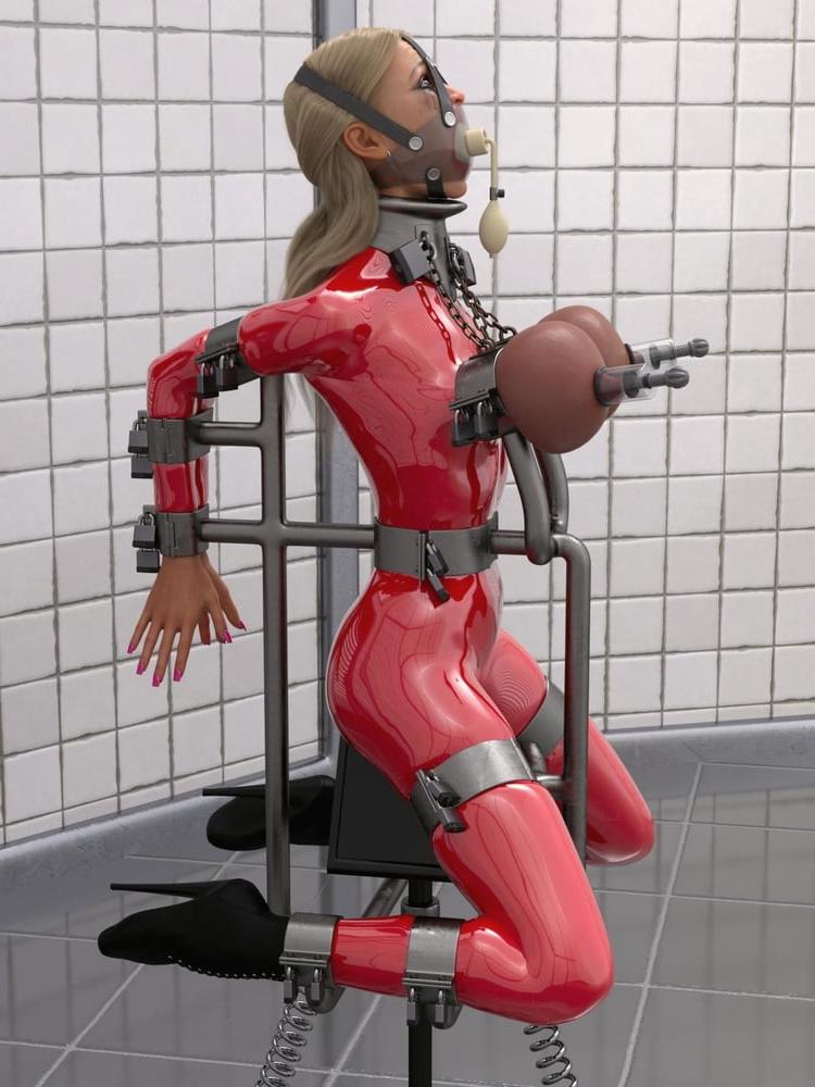 25P Girls in bondage drawing