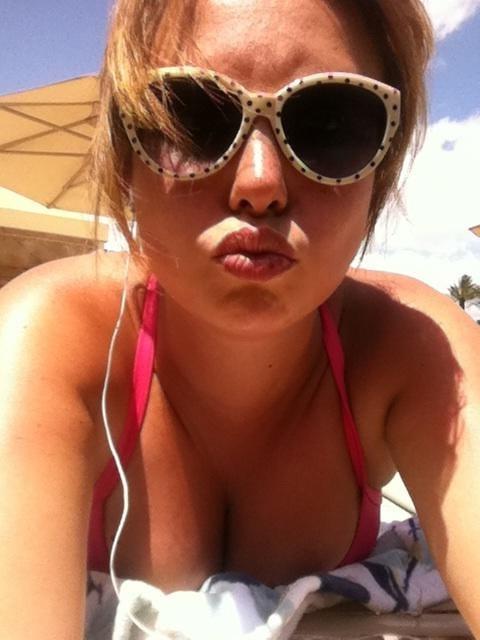 21P Blonde Slut Exposed