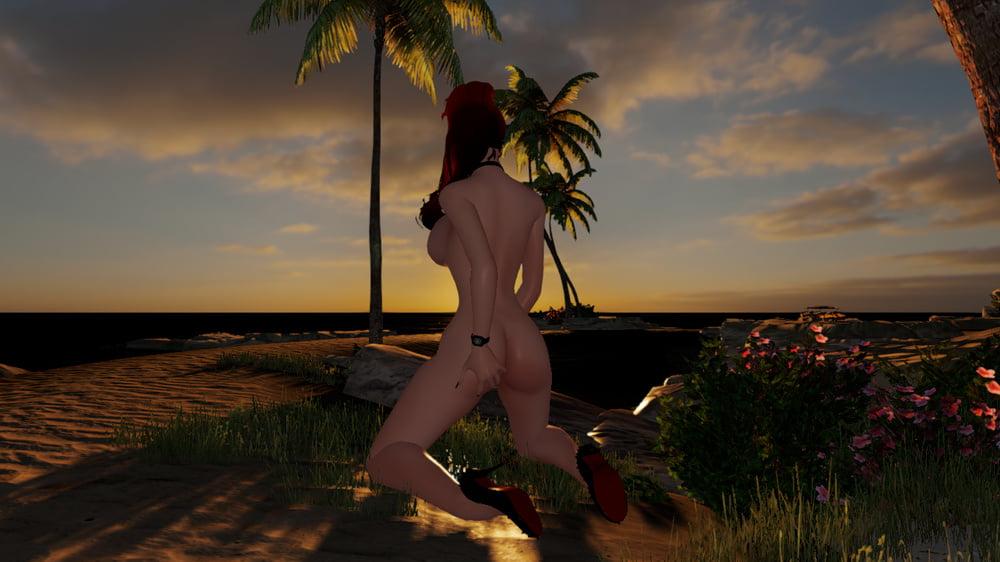 25P 3DXChat - Jessica Suxx in Beach Slut 2