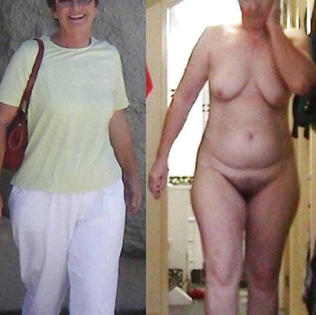 13P Dressed Undressed MILF's
