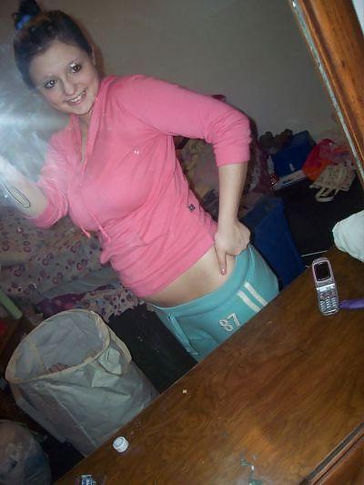 18P Hot Little Big Titted Amateur Brunette Teen