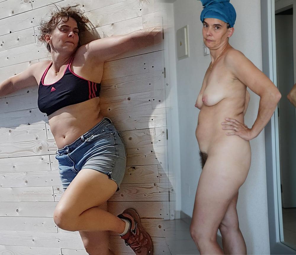 10P Milf Sandra dressed-undressed 4