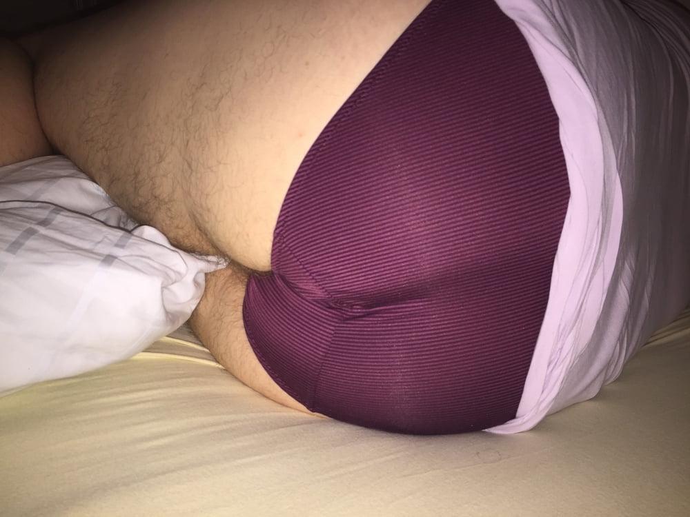16P 699 - my wife and her hairy ass in her panties