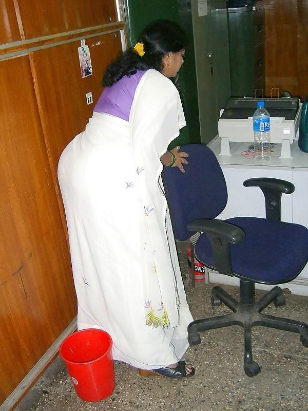 25P Indian ladies back view