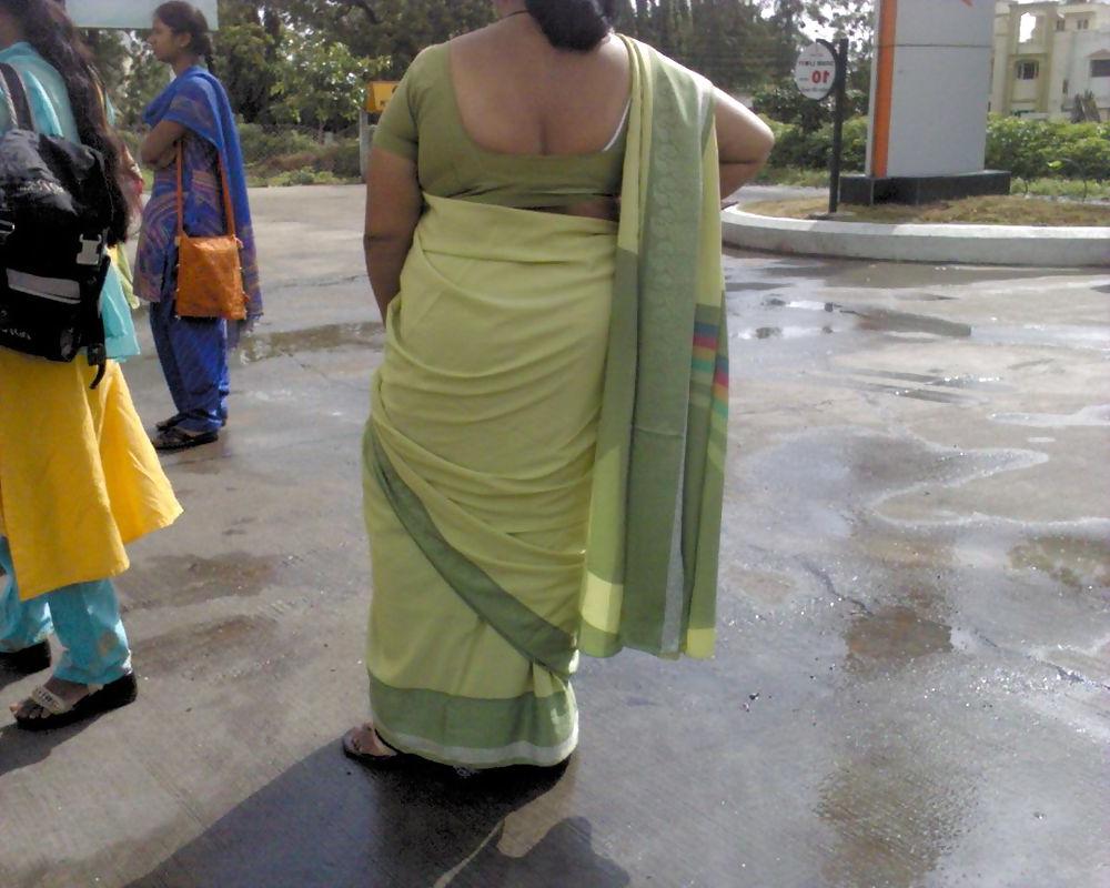 25P Indian ladies back view