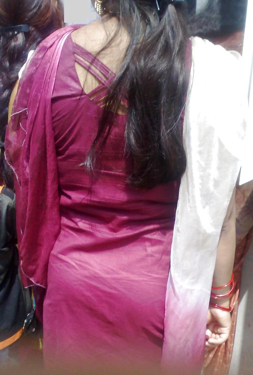 25P Indian ladies back view