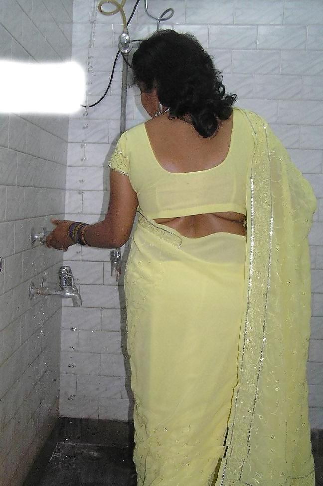 25P Indian ladies back view