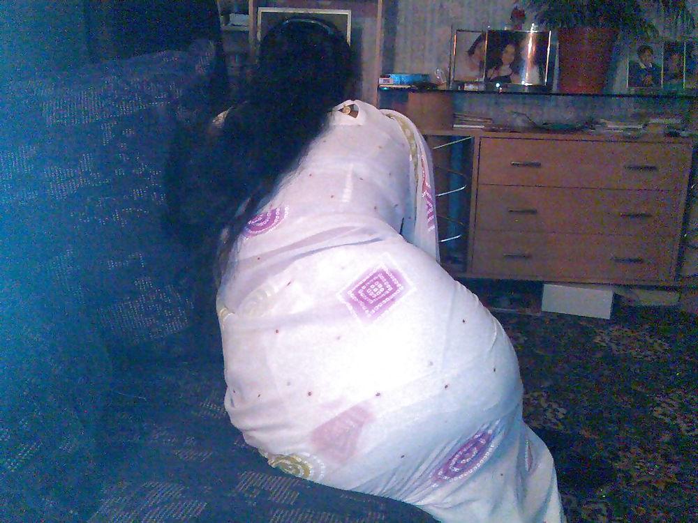 25P Indian ladies back view