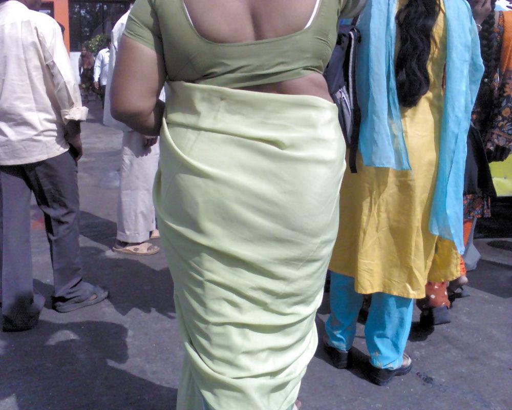 25P Indian ladies back view