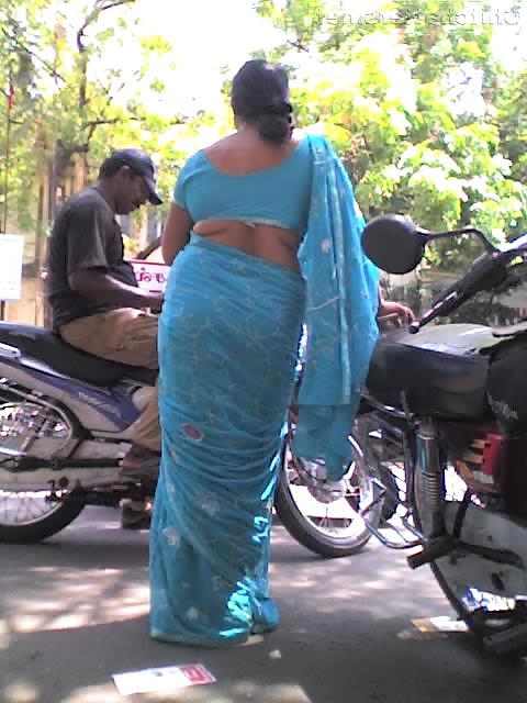 25P Indian ladies back view