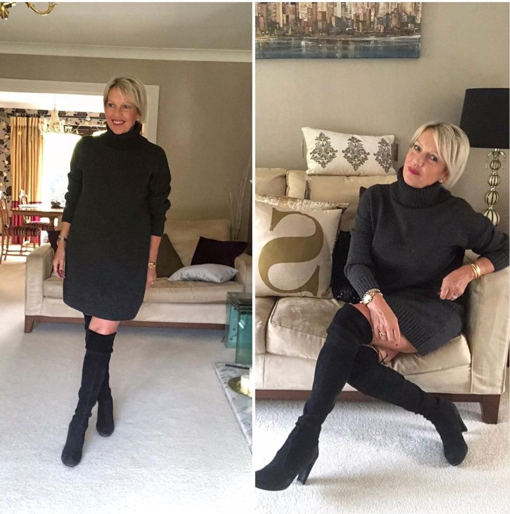 25P Insta Milfs &amp; Gilfs Wearing Boots 8