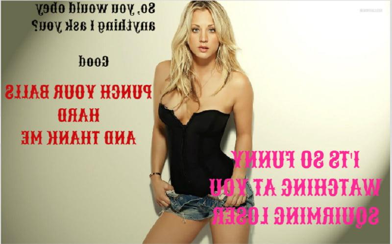 20P Celeb Femdom Captions 9 CBT, humiliation(taken from tumblr)