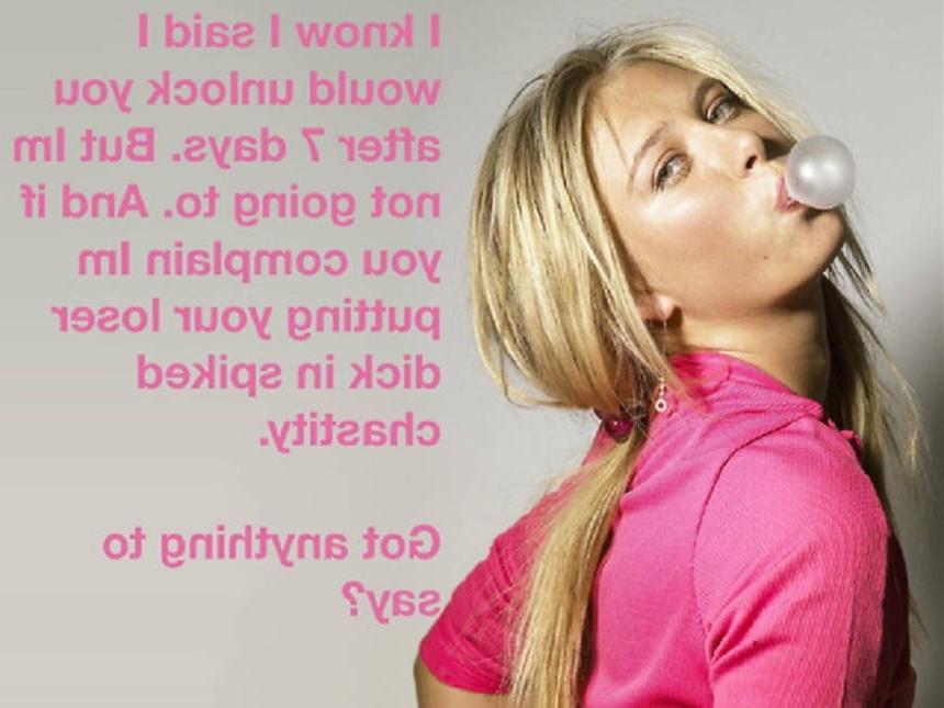 24P Celeb Femdom Captions 10  CBT, humiliation (from tumblr)