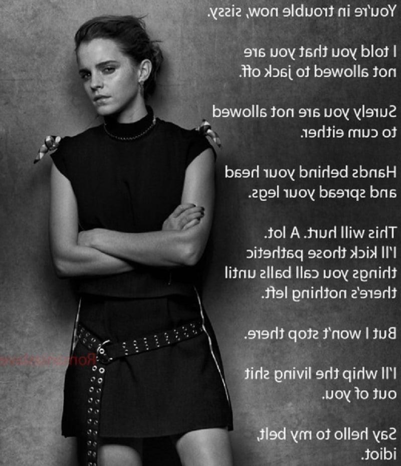 24P Celeb Femdom Captions 10  CBT, humiliation (from tumblr)