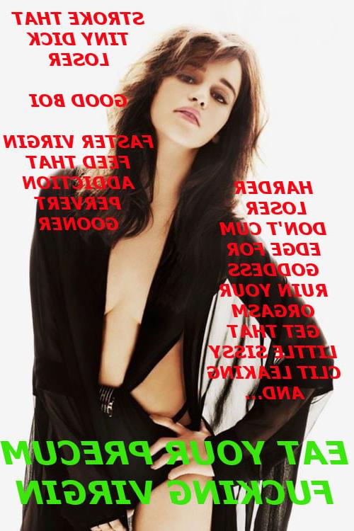 24P Celeb Femdom Captions 10  CBT, humiliation (from tumblr)