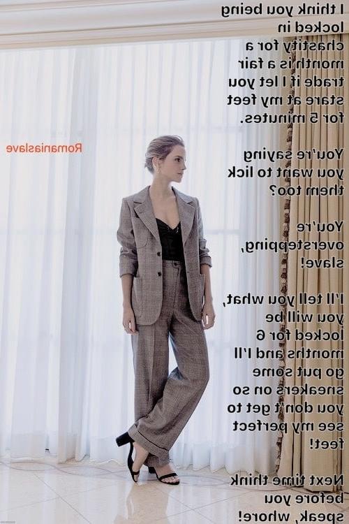 24P Celeb Femdom Captions 10  CBT, humiliation (from tumblr)