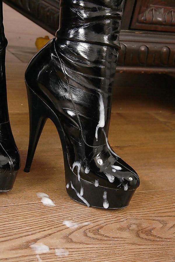 25P Cum covered boots 3