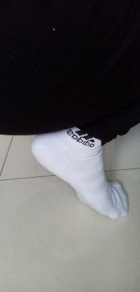 7P My gf in white socks (2 days worn)